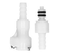 Yctze /4in Conector Rápido Conector de Cerveza de Plástico de Grado Alimenticio 120PSI con de Tubo de Cierre, Rápido Desi a Prueba, de Cerveza, de Tubo, de Plástico, Ajuste de