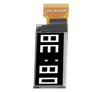 Yctze 4pcs 4pin 0.91in E Módulo de Visualización de Diodos Emisores de Luz Orgánica con Interfaz IIC para Electrones de Bricolaje (MRA071-1 Pantalla Blanca)