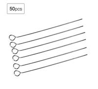 Yctze 50 Bucles de Inoculación para Uso en Microbiología de Cultivo, Punta de Aguja de Nicromo, Conveniente y Fácil de