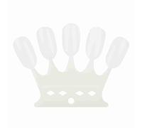 Yctze 50 Piezas de Puntas de Práctica para Manicura, Esmalte de Gel, Herramienta de Visualización de Color, Palo de Exhibición de Uñas de Plástico para Puntas de Arte de Uñas, de Exhibición de, de