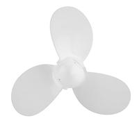 Yctze 7 1/4 5-A Motor Fueraborda de Hélice de Barco de Aluminio de 3 Palas Reemplazo Portátil Ligero para