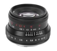 Yctze 7 Artesanos 35 Mm F1.2 II Z Monte APSC Lente de Cámara Black Alloy Ligero para Z5/Z6/Z7/Z50/Z6 II/Z7 II Retrato