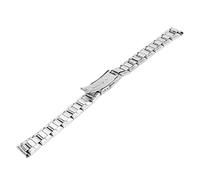 Yctze Accesorios de Reloj Plateado, Acero Inoxidable St, Doble Presión, Cierre Plegable, Liberación Rápida, Isex 12-22mm, Correa de Reloj de Metal Plateada de 12mmCorrea de Reloj de