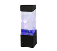 Yctze Acuario LED Que Cambia de Color: Decoración Relajante para el Hogar con Simulaciones Flotantes, Amantes, Dormitorios, Salas de Estar y Oficinas Ideales (Silver)