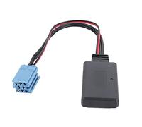 Yctze Adaptador Compacto Bluetooth AUX IN para Vehículos Blaupunkt | Interfaz de 8 pines, diseño liviano, operación plug and play, hecha de ABS, compatible con varios modelos de automóviles