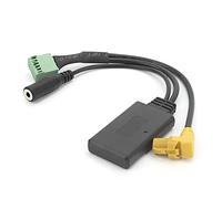 Yctze Adaptador de Coche de 12 Pines para 3G / / A4l / A6l / / / S5 con Adaptador de Coche con Micrófono Manos Libres, Cable, de Manos Libres para Micrófono, 3G, A4l, A6l, S5, 5., Cable