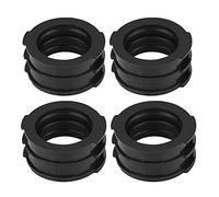 Yctze adaptador de interfaz de carburador, 4 juntas de botas de colector de admisión de carburador para escape yamaha vmax, kit de membrana de carburador de goma de admisión vmax 1200 para manguera vm