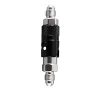 Yctze Adaptador de Manguera de Freno, Acoplamiento de Desconexión Rápida de Aleación de Aluminio de Alta Resistencia, Accesorio de Manguera de Líquido de de Aceite de Freno de Motocicleta con (BLACK)