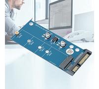 Yctze Adaptador NGFF M.2 a Tarjeta Vertical, Compatible con SSD de 30 Mm a 80 Mm, Diseño Liviano y ABS para Actualizaciones Fáciles de Almacenamiento