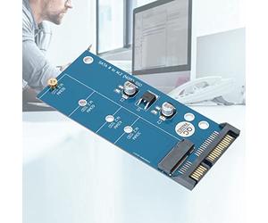 Yctze Adaptador NGFF M.2 a Tarjeta Vertical, Compatible con SSD de 30 Mm a 80 Mm, Diseño Liviano y ABS para Actualizaciones Fáciles de Almacenamiento