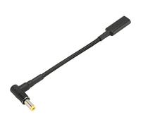 Yctze Adaptador USB C a CC Entrada Hembra USB Tipo C a CC Adaptador de Carga de Energía de 5,5 Mm X 2,5 Mm para Computadora Portátil Entrada C a CC Adaptador de Carga de Energía de 5,5