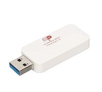 Yctze Adaptador WiFi USB de Doble Banda AC1300: Alta Velocidad de 1300 Mbps con USB 3.0, MU-MIMO y Modo Ap Suave para PC, Computadora de Escritorio y Portátil