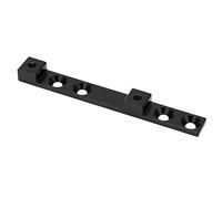 Yctze Ajustador de Botella de Aluminio de Primera Calidad para una Fácil Instalación y un Rendimiento Liviano, y un Diseño Elegante (Cuatro Agujeros Negros)