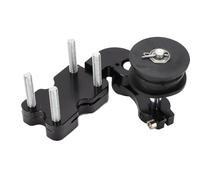 Yctze Ajustador del Tensor de Cadena de Motocicleta, Rodillo Guía de Cadena de Aleación de Aluminio, Ajuste Universal Negro, Reduce la Holgura de la, Tensión Estable, Fácil