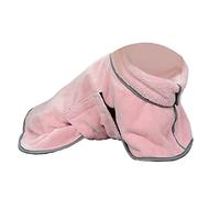 Yctze Albornoz de Toalla para Perros: Abrigo Multifuncional de Microfibra para Mascotas con Fuerte Absorción de Agua para un Secado Rápido, Ideal para Perros y Gatos (M)