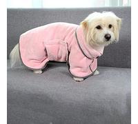 Yctze Albornoz de Toalla para Perros Multifuncional con Fuerte absorción: Abrigo Suave y Reutilizable para Perros y Gatos para un Secado Rápido (M)