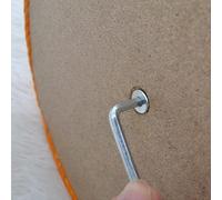 Yctze Alfombrilla Rascadora de Sisal para Gatos de Interior, Almohadilla Rascadora para Gatos Antideslizante y Multiusos con Diseño de Zanahoria (Grande)