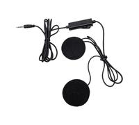Yctze Altavoz para Casco de Motocicleta, Auriculares Estéreo Magnéticos con Cable de 3,5mm con Sonido Mono de Cobre para Motocicleta ATV UTV