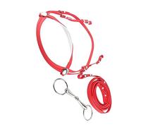 Yctze Arnés de Rienda de Brida Ajustable de PVC con Filete Hueco de Acero Inoxidable Extraíble - Cabezal Resistente e Impermeable para Caballos de 1,3-1,7 M