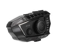 Yctze Auriculares Bluetooth para Motocicleta, Casco, Auriculares, Altavoces, Intercomunicador de 2 Vías, Bluetooth 5,4 CVC, Reducción de Ruido, IP67, Resistente Al Agua para Montar