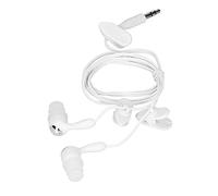 Yctze Auriculares de Conducción ósea IP68 con Enchufe de 3.5 Mm y Tapones para los Oídos Reemplazables para Nadar, Correr, Surfear (WHITE)