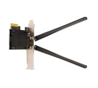 Yctze Banda de Tarjeta WiFi PCIe 5400Mbps con Antena 6dBI para 10/11, MU Mimo Baja Latencia, Estabilidad de Conexión