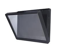 Yctze Baño con Teléfono Móvil Antiniebla, Tabletas y Teléfonos Sellados Montados en la Pared: Visualización de la Ducha, Comodidad de Manos Libres y Disfrute de Espectáculos en Vivo (9802B Negro)