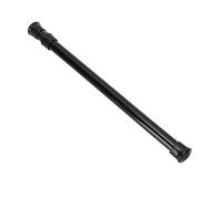 Yctze Barra Telescópica de Tensión de Resorte, Barra de Cortina Ajustable para Cocina, Baño, Armario, 25-90cm, Acero Negro con Alto Contenido de Carbono (30-50 varilla fina de 1,3 cm de diámetro)