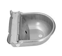 Yctze Bebedero para Vacas, Comedero Automático de Agua de Acero Inoxidable, Comedero para Ganado y Caballos con Superficie Resbaladiza y Orificios de Fijación, Ideal para Uso Agrícola