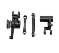 Yctze Bloque de Ruedas de Aleación RC Bloque 1/ de Ruedas RC de de Aleación de Aluminio de de Coche 2S Camiones 4X4 Juego de Bloques de Juguetes y Juegos/Control Remoto y por Aplicación (Black)