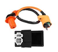 Yctze Bobina de Encendido keeway Motocicleta CDI Box, 2Pcs Bobina de Encendido DC CDI Box Kit para SYM Scooter GY6 Motor
