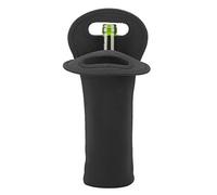 Yctze Bolsa de Neopreno Portátil para Botellas de Vino de 750 ml: Cubierta Aislada para Botellas de Vino y Cerveza con Fondo Antideslizante, Diseño Impermeable y Que Preserva el Calor, Fácil de