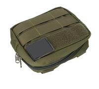 Yctze Bolsa Impermeable para Chaleco para Perros, Mochila con Alforja con Manos Libres para Entrenamiento, Senderismo y Acampada, Ideal para Largas Caminatas, Verde Militar (Bolso con