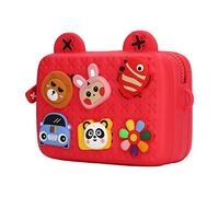 Yctze Bolso de Hombro de la Cámara de Dibujos Animados para niños: LE, y Cumpleaños Durante 37 Meses, Amarillo (Rojo)