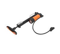 Yctze Bomba de Alta Presión para Neumáticos de Bicicleta y Equipos Deportivos - Inflador Portátil con Barómetro Preciso y 3 Boquillas - Ideal para Uso Doméstico Exterior