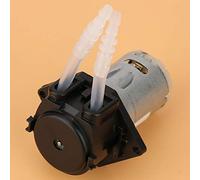 Yctze Bomba Dosificadora con Cabezal de Tubo Peristáltico para Acuario, Análisis de Laboratorio, 24 V, 3x5 Mm (BLACK)