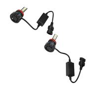 Yctze Bombillas LED para Faros Delanteros de 3 Colores, Faros Delanteros LED de Haz Alto y bajo Impermeables Más Brillantes, 1224 V con Balasto para Varios Modelos de (H8/H9/H11/H16