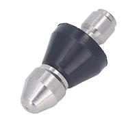 Yctze Boquilla Lavadora a Presión 360° Giratoria 5000PSI Boquilla Compacta de Acero Inoxidable para Repuesto Lavadora a Presión de Doble 360° Giratoria con Conector Rápido de /4" (Cabeza media