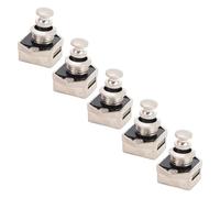 Yctze Botón de RV Push Latch Gabinet Puerta Pandilla Patilla de Autocaravana Cerrar Cuadro sin Llave Cerrar de Armario con ABS de Aleación de Zinc para Barcos (Pearl Ni Color)