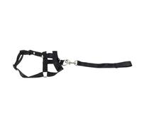Yctze Bozal Ajustable para Perro con Cuerda de Remolque, Cómodo Collar y Cabestro de Poliéster para Perro, Herramienta de Entrenamiento Eficaz para Morder, Ladrar y Huir, Controla de Forma Segura a