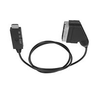 Yctze Cable Adaptador Convertidor de Interfaz Multimedia HD a Euroconector para TV, VHS VCR, DVD