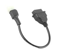 Yctze Cable Adaptador de Diagnóstico OBD2 a 4 Pines para Motocicleta Cable de Escáner OBD de 4 Pines de Detección de Fallas K-Line para Motocicletas con Material ABS