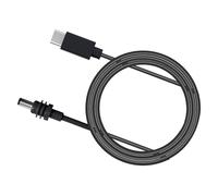 Yctze Cable de Alimentación Rectangular de Alta Velocidad - USB C a 100 W, Antena Parabólica Rectangular de 2 M/6,5 Pies - Compatible con Bancos de Energía PD, Fuente de Alimentación con Rendimiento