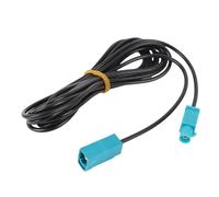 Yctze Cable de Extensión de Antena Estéreo de Goma de Metal, Fakra Mujer a Mujer, para Televisión, Radio, Altavoz, Reproductor Multimedia, con Rendimiento Superior, Reemplazo Ideal, (300 cm)