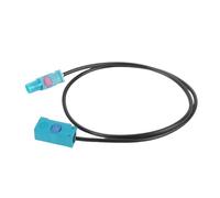 Yctze Cable de Extensión de Antena Estéreo de Goma de Metal, Fakra Mujer a Mujer, para Televisión, Radio, Altavoz, Reproductor Multimedia, con Rendimiento Superior, Reemplazo Ideal, (50cm)