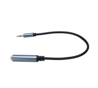 Yctze Cable de Extensión de Sonido, 6,35 Mm Hembra a 3,5 Mm Macho para Auriculares, Micrófono, Cable Extensor Estéreo con Conectores Chapados en Oro de 24 Quilates para Guitarra, Piano, Mezclador,