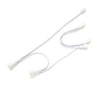 Yctze Cable de Extensión de Ventilador de Chasis a 5 - Cable de Alimentación Flexible ABS de 4 Pines para Soluciones de Refrigeración de Computadoras