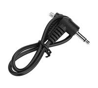 Yctze Cable de Sincronización de Flash con Conector Jack de 3,5 Mm con Bloqueo de Tornillo, Sincronización de PC con Flash Macho para una Conexión Estable, Liviano, Duradero, Fácil de Transportar para
