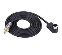 Yctze Cable o adaptador de entrada auxiliar para automóvil de 1,5 m para reproductor de CD JVC / Alpine KCA-121B 9855105177 9887 para cable adaptador alpine, aux alpine, ingresso aux in y alpine cavet