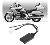 Yctze Câble o Bluetooth, adaptateur de câble o sans fil Bluetooth AUX 3 broches musique stéréo pour GL1800 Goldwingpourbluetooth module gl1800,2009 goldwing aux cable aux cable goldwing
